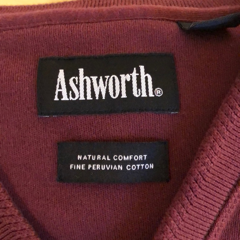 Men’s Ashworth Cotton Pullover Vest - Picture 2 of 5